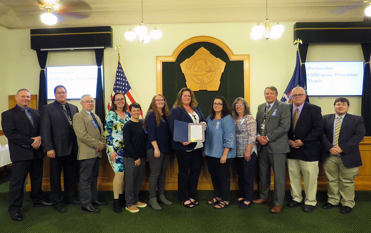 Proclamation Presentation for Child Abuse Prevention Month 